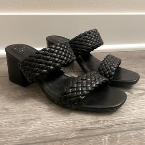 A New Day Black Braided Heel